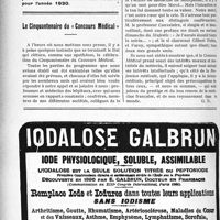 3613 - Page 3518-VI - Le Cinquantenaire du « Concours Médical »