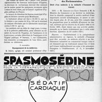 3616 - Page IX-3521 - A travers l'officiel. Asiles publics d’aliénés / Hygiène publique / Enseignement de la médecine / Assistance publique / Réponses des Ministres aux questions des Parlementaires. Droit d’un médecin à la médaille d’honneur du travail