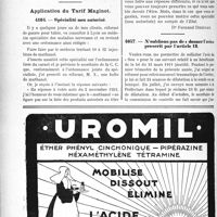 3675 - Page 3580-LXIV - Correspondance. Application du Tarif Fallières. Les masseurs ne sont pas compris dans la « part patronale » des frais pour soins aux accidentés du travail / Application du Tarif Maginot. Spécialité non autorisé / N’oublions pas de "donner l'avis" prescrit par l’article 18