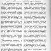 3694 - Page 3599 - Propos du jour. La contrainte et l’éducation en hygiène et en médecine sociale. Une expérience intéressante : les méthodes de M. Mussolini [J Noir]