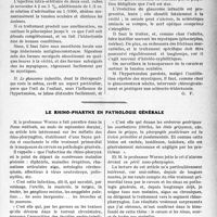 3710 - Page 3615 - Partie scientifique. Travaux Originaux. La thérapeutique au gout du jour. Le glaucome. I. Le glaucome aigu primitif de l’adulte. — II. Le glaucome infantile / Le rhino-pharynx en pathologie générale [Dr A. Colin]