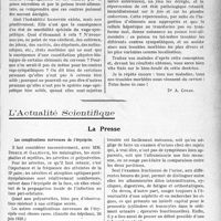 3712 - Page 3617 - Partie scientifique. Travaux Originaux. La thérapeutique au gout du jour. Le rhino-pharynx en pathologie générale [Dr A. Colin] / L’Actualité Scientifique. La Presse. Les complications nerveuses de l’érysipèle [(Gazette des hôpitaux, 26 juin 1929)] / Albuminurie orthostatique [(Le Bulletin médical, 12 juin 1929)]