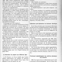 3714 - Page 3619 - Partie scientifique. L’Actualité Scientifique. La Presse. Traitement manuel de la douleur [(Le Progrès médical, 20 juillet 1929)] / La tuberculose du poignet aux différents âges [(Gazette des hôpitaux, 20 juillet 1929)] / Indications poste-opératoires du lavement électrique [(La Pratique médicale française, août 19 9, A et B)] / Traitement radiothérapique des arthrites chroniques de la hanche [(La Pratique médicale française, août 1929-A et B)]