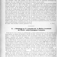 3771 - Page 3676 - Propos du jour. A la Conférence Broca de la Société d’Anthropologie. Quelle est l’attitude normale de la tête chez l’homme ? / Hommage au Dr Léopold-Lévi, le Maître incontesté de l’École endocrinologique française [J. Noir]