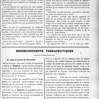 3822 - Page LXIII-3727 - Les écoles de perfectionnement et la carte de surclassement. A propos de la circulaire ministérielle du 14 juillet 1929 / Correspondance. Exercice illégal de la médecine. Compérage avec un pharmacien, Remèdes secrets