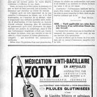 3831 - Page 3736-LXXII - Correspondance. Accidents du travail. A qui doit être remise l’ordonnance pharmaceutique ? / Tarif applicable aux soins donnés à la femme d’un cultivateur blessée dans son travail