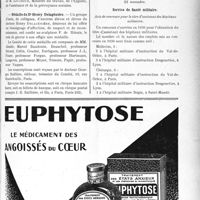3840 - Page IX-3743 bis - Dernières nouvelles. Société de pathologie comparée / Ligue nationale française contre le péril vénérien / Médaille du Dr Henry Delagénière / A travers l’officiel. Service de Santé militaire