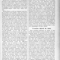 3858 - Page 3761 - Partie scientifique. Travaux Originaux. Psychiatrie de guerre. Pour interpréter une radiographie pulmonaire, (Quelques principes), par le Dr Legourd