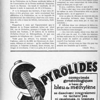 3901 - Page 3804-LXVI - A travers l’officiel. L’inauguration du bureau de la presse médicale latine / Soins d’urgence aux victimes d’accidents d’autos. Pour être honores soyez avises