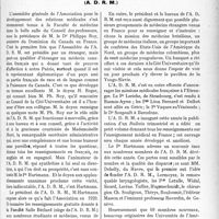 3922 - Page 3823 - Propos du jour. L'Association pour le développement des Relations médicales, (A. D. R. M) [J. Noir]
