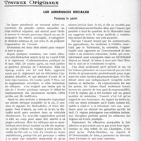 3946 - Page 3847 - Partie professionnelle, Hygiène, Assistance, Mutualité, Intérêts corporatifs, Variétés. Travaux Originaux. Les assurances sociales. Faisons le point