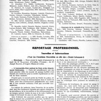 3965 - Page 3866 - Partie professionnelle, Hygiène, Assistance, Mutualité, Intérêts corporatifs, Variétés. Hôpitaux de l’assistance publique de Paris. Enseignement, concours, avis divers / Reportage professionnel. Nouvelles et Informations, (Voir les Dernières Nouvelles en tête des « Demi-Colonnes »). Nécrologie. [Dr Blanchet, Dr Joseph Martin] / L’Automobile-Club médical de Paris et des départements limitrophes