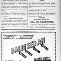 3974 - Page LXIII-3875 - Correspondance. Questions médico-militaires. Demande de pension de veuve / Périodes d’instruction / Accidents du travail. Appel de jugement refusant une rente pour incapacité permanente