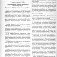 4007 - Page 3908 - Partie scientifique. L’Actualité Scientifique. Les Congrès. XXe Congrès français de médecine, (Suite). L’hypotension artérielle. L’hypotension artérielle permanente d’allure idiopathique – MM. C. Lian et A. Blondel
