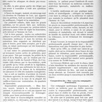 4014 - Page 3915 - Partie professionnelle, Hygiène, Assistance, Mutualité, Intérêts corporatifs, Variétés. Travaux Originaux. Sou Médical. Assemblée Générale du 18 Novembre 1929. Situation juridique spéciale au médecin / Comparaison du « Sou » avec les compagnies d’assurances