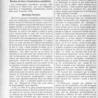 4017 - Page 3918 - Partie professionnelle, Hygiène, Assistance, Mutualité, Intérêts corporatifs, Variétés. Travaux Originaux. Sou Médical. Assemblée Générale du 18 Novembre 1929. Election de 5 membres du Conseil / Election de deux Commissaires contrôleurs / Questions diverses