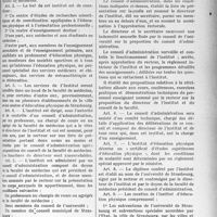 4102 - Page 5013 - Médecine sociale – Législation – Décrets – Règlements – Pièces officielles – Tarifs, etc. Décrets. Éducation physique. Règlement de l’institut d’éducation physique de l'Université de Strasbourg