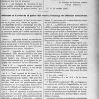 4158 - Page 5067 - Décrets. Code de la Route. Modification des articles 4, 10, 23, 24 37 et 49 du code de la route / Modification de l’arrêté du 28 juillet 1923 relatif à l’éclairage des véhicules automobiles