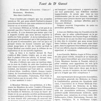 4251 - Page 48 - Lebanquet. Toasts et allocutions. Toast du Dr Gassot
