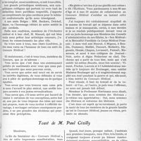 4252 - Page 49 - Lebanquet. Toasts et allocutions. Toast du Dr Gassot / Toast de M. Paul Cézilly