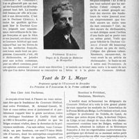 4260 - Page 55 - Lebanquet. Toasts et allocutions. Toast du Professeur Euzière / Toast du Dr L. Mayer