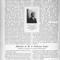 4261 - Page 56 - Lebanquet. Toasts et allocutions. Toast du Dr L. Mayer / Allocution de M. le Professeur Loeper