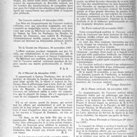 4271 - Page 64 - Extraits de la Presse Médicale. De Bruxelles médical, 24 novembre : / Du Courrier médical, 1er décembre 1929 / De la Gazette des Hôpitaux, 20 novembre 1929 / De L'Hôpital (A décembre 1929) / De l’Informateur médical (24 novembre 1929) / Du Mouvement sanitaire (30 novembre 1929) / De Paris médical (24 novembre 1929) / De la Presse médicale, 23 novembre 1929 / De La Presse Thermale et Climatique (1er décembre 1929)