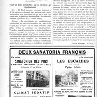 0013 - Page 12-XIV - A travers l’officiel. Réponses des Ministres aux questions des Parlementaires. Récompense aux médecins pour soins gratuits aux gendarmes / Impôt sur deux automobiles qui ne circulent pas simultanément / L’avancement et les périodes d’exercices des officiers de réserve