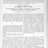 0026 - Page 25 - Partie scientifique. Travaux Originaux. Clinique médicale des enfants, Hôpital des Enfants-Malades : Prof. P. Nobécourt. Au sujet du traitement des pseudarthroses du col fémoral, par M. le professeur Maurice Patel / La clinique au goût du jour. Ne méconnaissons pas la diphtérie du nouveau-né et du nourrisson : relativement fréquente, elle est absolument atypique, d’après MM. Kaplan et Bolgert