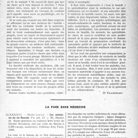 0050 - Page 49 - Partie professionnelle, Hygiène, Assistance, Mutualité, Intérêts corporatifs, Variétés. Travaux Originaux. L’Actualité professionnelle. L'évolution de la technique médicale et les nouvelles attributions du « médecin de famille », par Léon Fildermann / La page sans médecine