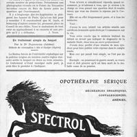 0068 - Page LXV-67 - A travers l’officiel. Les conférences de l'hôtel Chambon. Une causerie sur le chauffage / Un traitement simple du hoquet / Correspondance. Secret professionnel. Certificat poste-mortem et secret professionnel