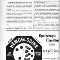 0081 - Page 80-VI - Derrières nouvelles. Hôpital Broussais / Syndicat des médecins de la Seine / Association pour le développement des relations médicales avec l’étranger (A. D. R. M.) / Conférences médicales de l’Hôtel Chambon