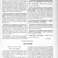 0110 - Page 109 - Partie scientifique. L’Actualité Scientifique. Les Congrès. XXIe Congrès français de médecine, (Suite). Le métabolisme du calcium / Les Livres. Tout le corps humain, Librairie Hachette, Paris