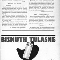 0140 - Page LXI-139 - Correspondance. Application du Tarif Maginot. Note envoyée avec un peu de retard / Visite prolongée