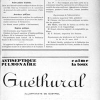 0152 - Page IX-151 - A travers l’officiel. Académie de médecine / Asiles publics d’aliénés / Assistance publique / Hygiène publique / Soins aux pensionnés de guerre