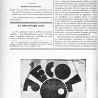 0155 - Page 154-XII - A travers l’officiel. Service de santé militaire / Légion d’honneur / Maladies professionnelles / La réflexothérapie nasale