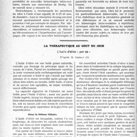 0169 - Page 168 - Partie scientifique. Travaux Originaux. Clinique ophtalmologique, (Hôtel-Dieu). Les hémorragies infra-oculaires récidivantes, Professeur F. Terrien / La thérapeutique au goût du jour. L’huile d’olive « per os », d’après M. Chiray