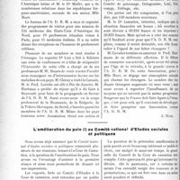 0235 - Page 234 - Propos du jour. La Xe Assemblée générale de l’Association pour le développement des relations médicales (A.D.R.M.). Les étudiants étrangers à la Faculté de médecine de Paris [J. Noir] / L’amélioration du pain (!) au Comité national d’Etudes sociales et politiques [J. Noir]