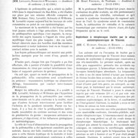 0255 - Page 254 - Partie scientifique. L’Actualité Scientifique. Les Sociétés Savantes. Paris. L’épidémie de poliomyélite du Bas-Rhin, (Académie de médecine ; 2-12-1930.) / Syndrome traumatique du segment antérieur de l’oeil, (Académie de médecine ; 25-11-1930.) / Septicémie à streptocoque traitée par le sérum antistreptococcique de Vincent, (Académie de médecine ; 25-11-1930.)