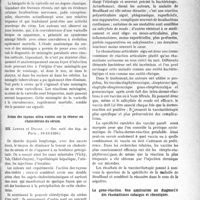 0256 - Page 255 - Partie scientifique. L’Actualité Scientifique. Les Sociétés Savantes. Paris. Méningite purulente poste-varicelleuse avec réaction corticale, (Soc. méd. des hôpitaux de Paris ; 10-10-1930.) / Action des rayons ultra-violets sur la teneur en cholestérine du sérum, (Soc. méd. des hôp. de Paris ; 10-10-1930.) / La vaccinothérapie du rhumatisme articulaire aigu, (Soc. méd. des hôp. de Paris ; 10-10-1930,) / La gono-réaction. Son application au diagnostic des rhumatismes subaigus et chroniques, (Soc. méd. des hôp. de Paris ; 10-10-1930.)