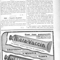 0294 - Page LXXI-293 - Correspondance. Fiscalité. Patente en cas de changement de domicile / Transfert de patente