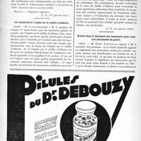 0307 - Page 306-XII - A travers l’officiel. Réponses des Ministres aux questions des Parlementaires. La veuve d’un médecin n’est pas imposable à la cédule des professions non-commerciales / Les sanatoria et l’impôt sur le chiffre d’affaires / Retard dans le paiement des honoraires pour soins aux pensionnés de guerre