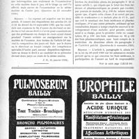 0309 - Page 308-XIV - A travers l’officiel. Réponses des Ministres aux questions des Parlementaires. Composition des jurys d’examen pour le doctorat en médecine / Remboursement des frais médicaux et pharmaceutiques aux assurés sociaux