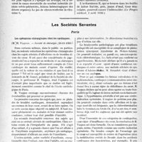 0327 - Page 326 - Partie scientifique. L’Actualité Scientifique. La Presse. Rôle des avitaminoses en physio-pathologie obstétricale [(Le Progrès médical, 2 août 1930.)] / Les Sociétés Savantes. Paris. Les opérations chirurgicales chez les cardiaques, (Société de chirurgie ; 26-11-1930.)