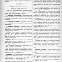 0333 - Page 332 - Partie scientifique. L’Actualité Scientifique. Les Congrès. VIIIe Congrès international de dermatologie et de syphiligraphie, (Suite). Contribution à l’élude de l’eczéma professionnel, M. Oppenheim / Etiologie et pathogénie de l’eczéma, M. Darier