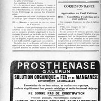 0365 - Page 364-LXVI - A travers l’officiel. Transport par air des malades et des blessés / Correspondance. Application du Tarif Fallières. Consultation d'oculistique par un omni-praticien