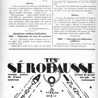 0367 - Page 366-LXVIII - Correspondance. Application du Tarif Fallières. Interventions multiples / Diathermie / Questions médico-militaires. Majoration du taux des pensions / Libération des obligations militaires