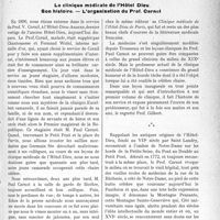 0386 - Page 385 - Propos du jour. La clinique médicale de l’Hôtel Dieu. Son histoire. — L’organisation du Prof. Carnot [J. Noir]