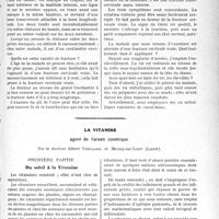 0394 - Page 393 - Partie scientifique. Travaux Originaux. Clinique chirurgicale, Hôpital Cochin. Les fractures du col du fémur, Professeur P. Delbet / La vitamine. agent de liaison cosmique, par le Docteur Albert Veillard. Du soleil à la Vitamine