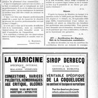 0444 - Page LXIX-443 - Correspondance. Fiscalité. Déduction des frais de remplacement / Amortissement du prix d’achat d’une automobile / Justification des dépenses. Rôle de la Commission consultative